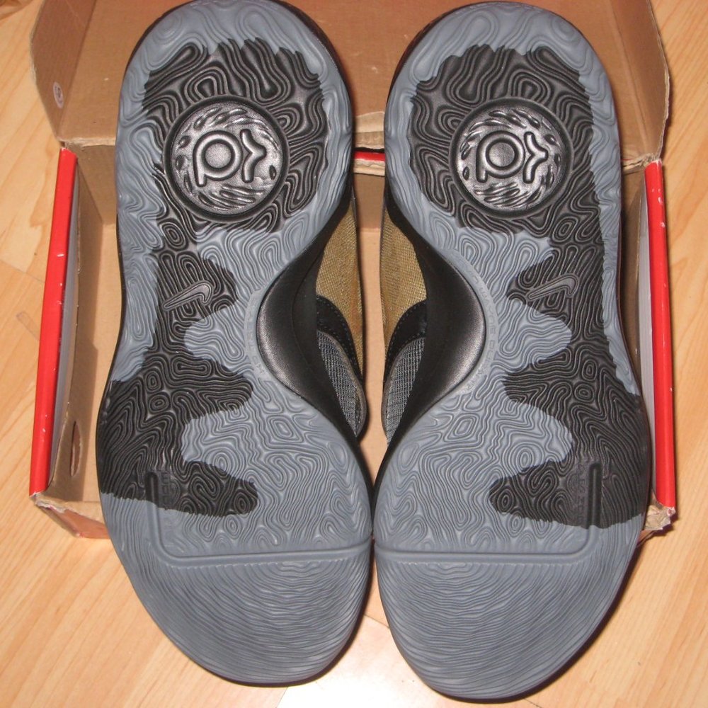 NIKE KD 5 TREY BLACK/METALLIC GOLD SIZE 10.5 BRAND NEW (DD9538-010) NO BOX - Picture 4 of 5